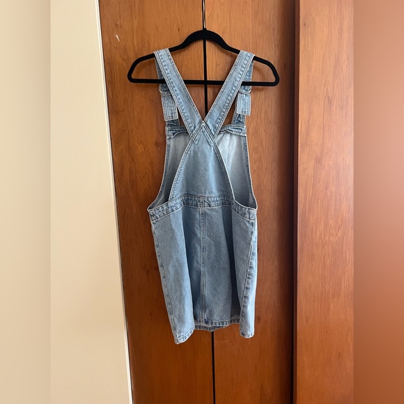 TopShop Overall Jean Dress - Size 6 - Picture 2 of 3